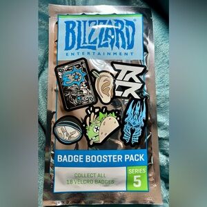 Blizzard Entertainment Series 5 badge booster pack NEW